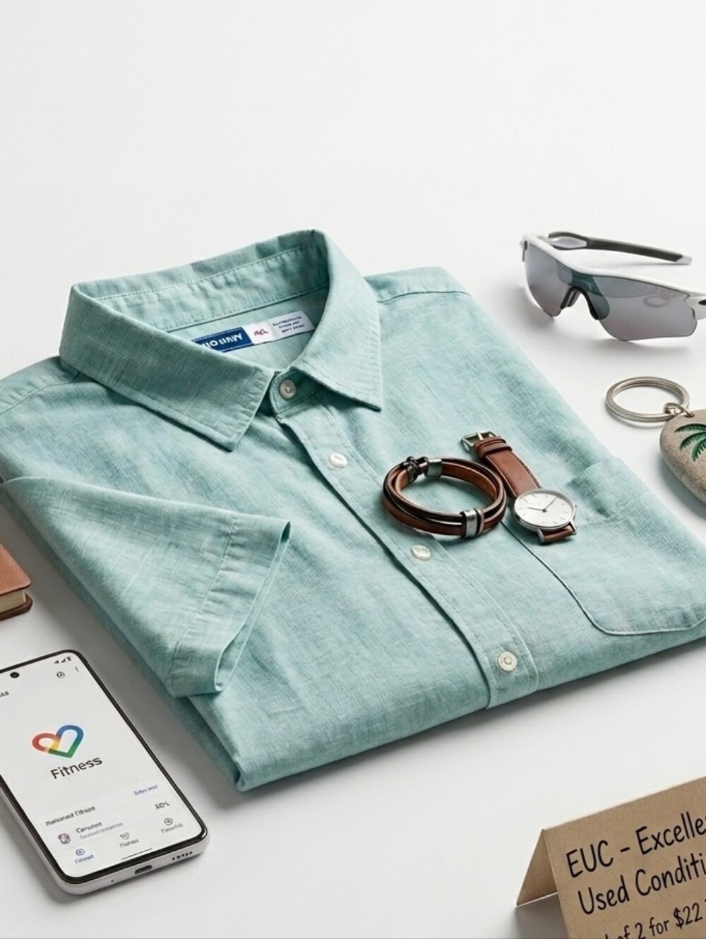 2x$22 Special Bundle. Old Navy Everyday Shirt Lightblue - Built-In Flex (XXL).